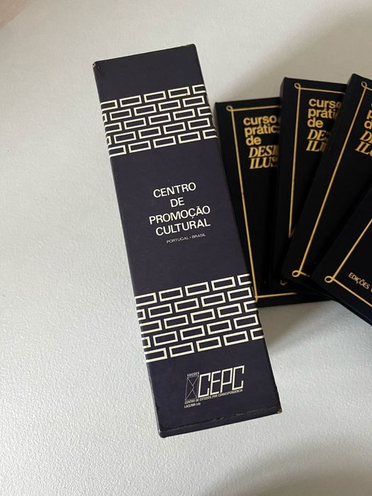 Conjunto livros - curso pratico de desenhor ilustrador