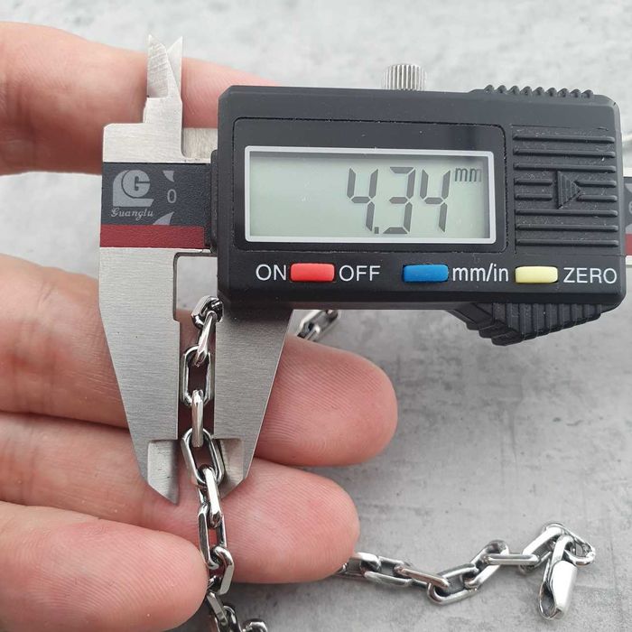 Чоловіча срібна цепочка якір. Ланцюжок якірного плетіння. Срібло 925