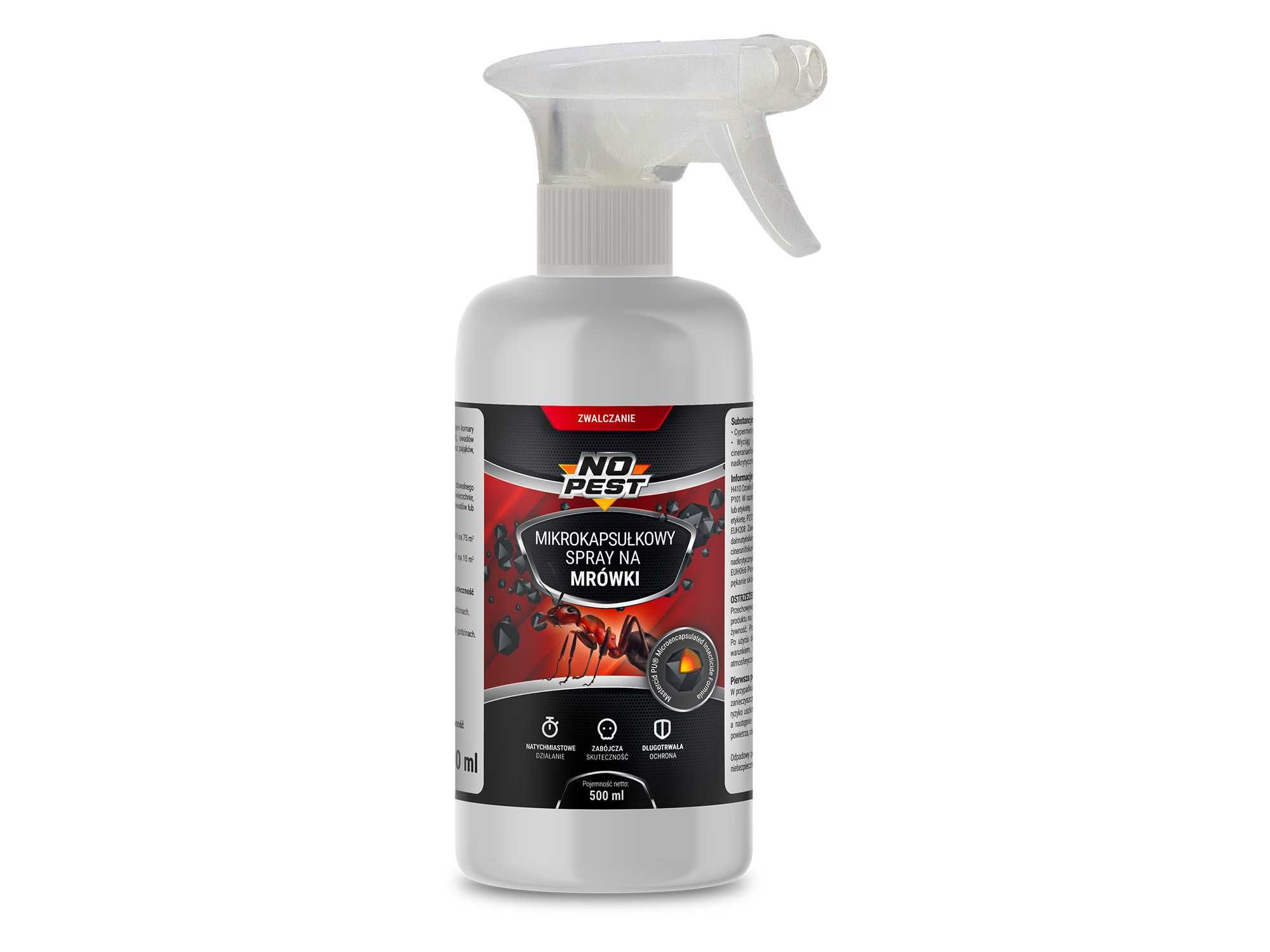 Środek na mrówki. Mikrokapsułkowy preparat na insekty No Pest 500ml
