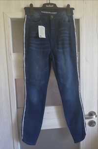Jeansy Spodnie Super Skinny EUR36 Dżinsy Denim Wysoki stan Wiosenne S