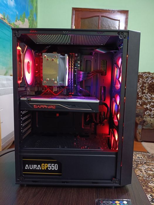Игровой ПК/ Ryzen 5 3600/ RX 470/ RAM 16 Gb DDR4/ SSD 128 Gb