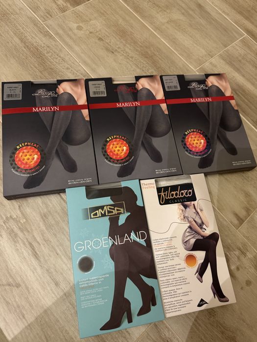 КОЛГОТЫ ТЕРМО, утяжка, ажурные MARILYN