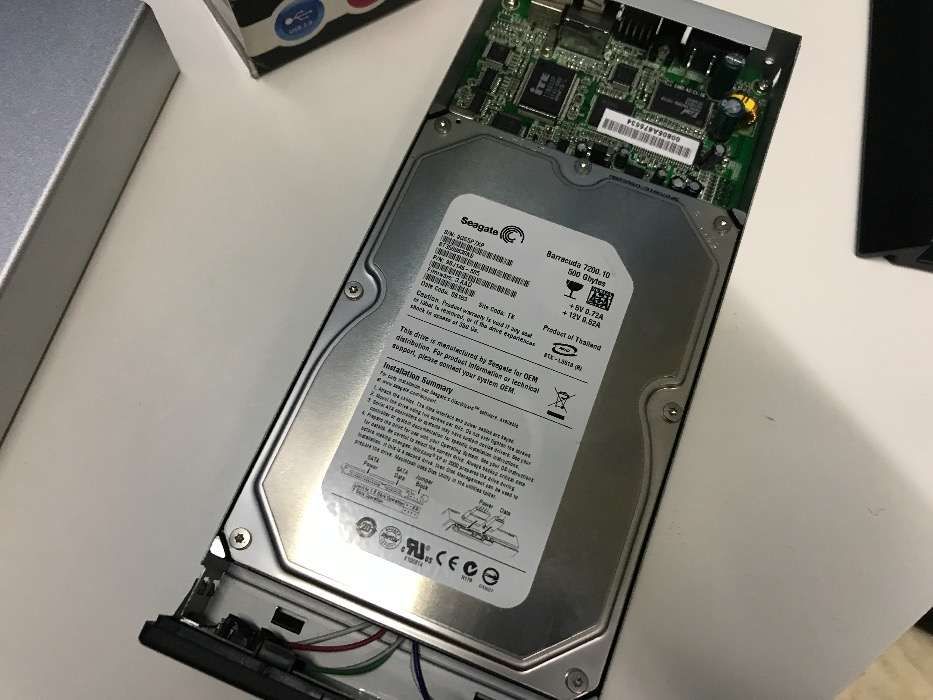 Network Harddisk LAN com Disco de 500GB