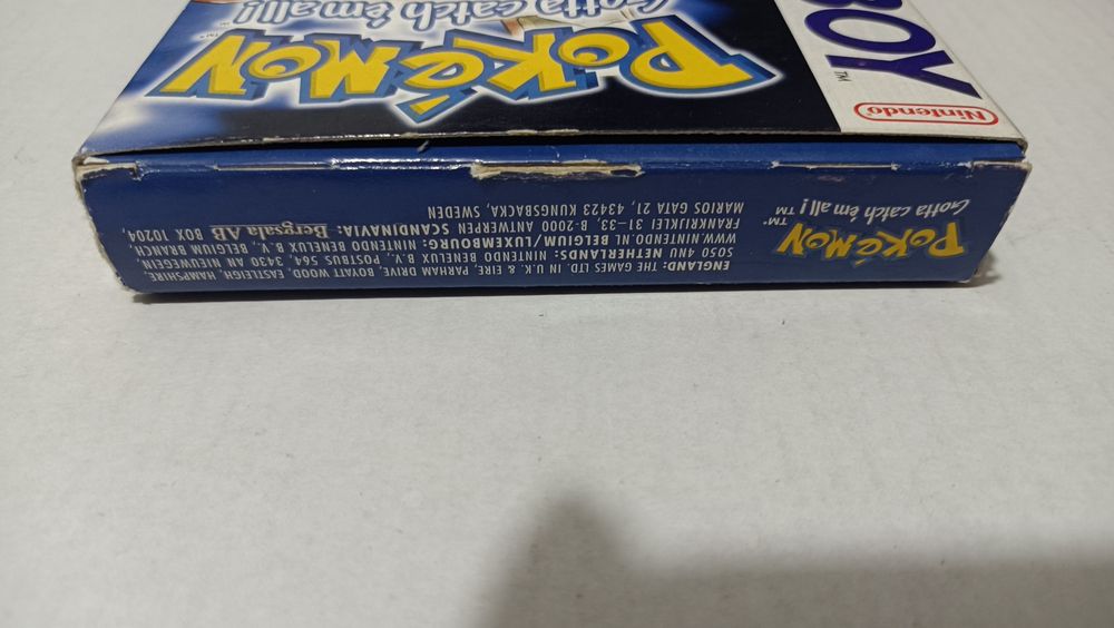 Pokémon azul em caixa Original
