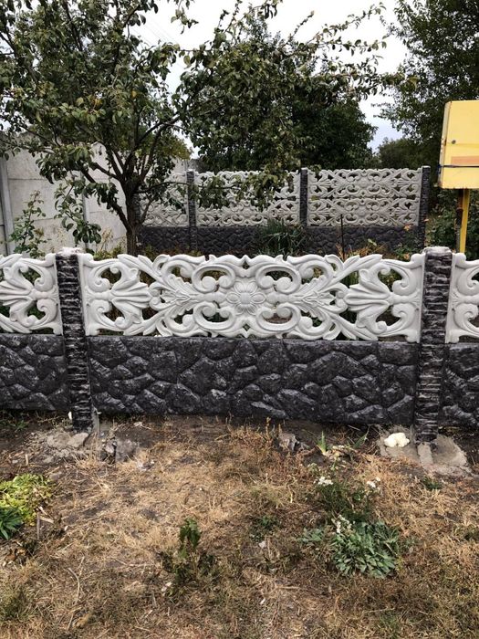 Євро -забор , Забор -Бетонний , Залізобетонна Огорожа ,Євро -огорожа