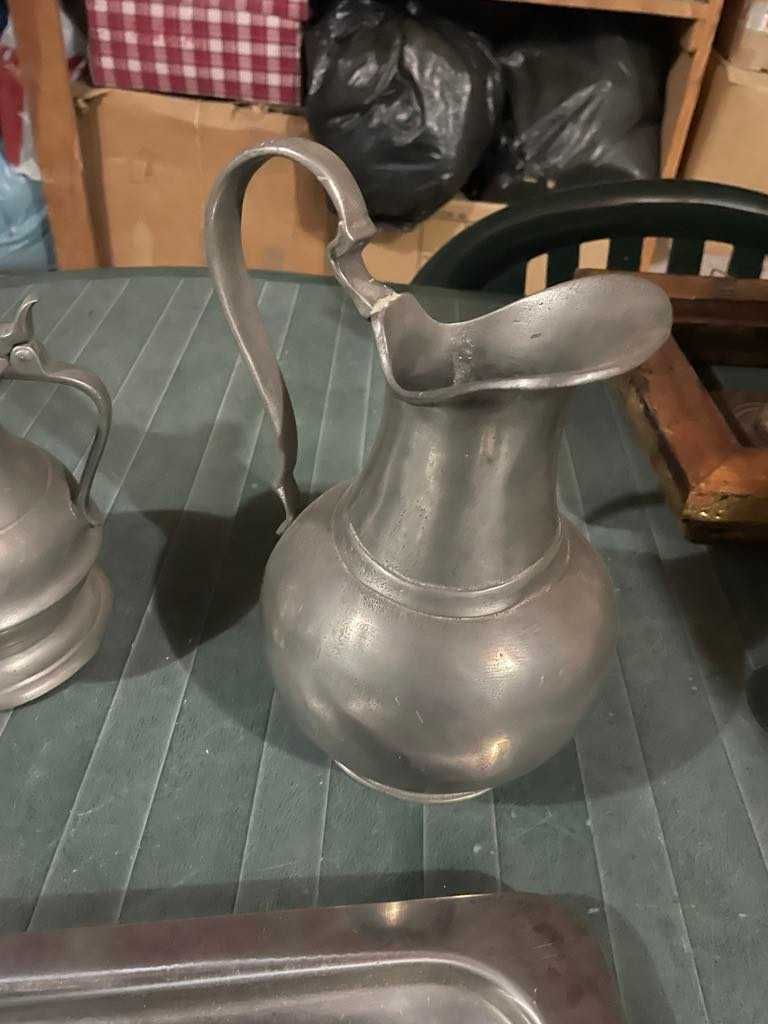 Peças decorativas em estanho