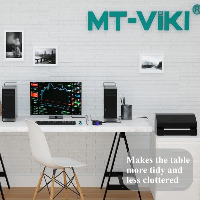 MT-VIKI 4-portowy przełącznik KVM VGA z kontrolerem pulpitu USB