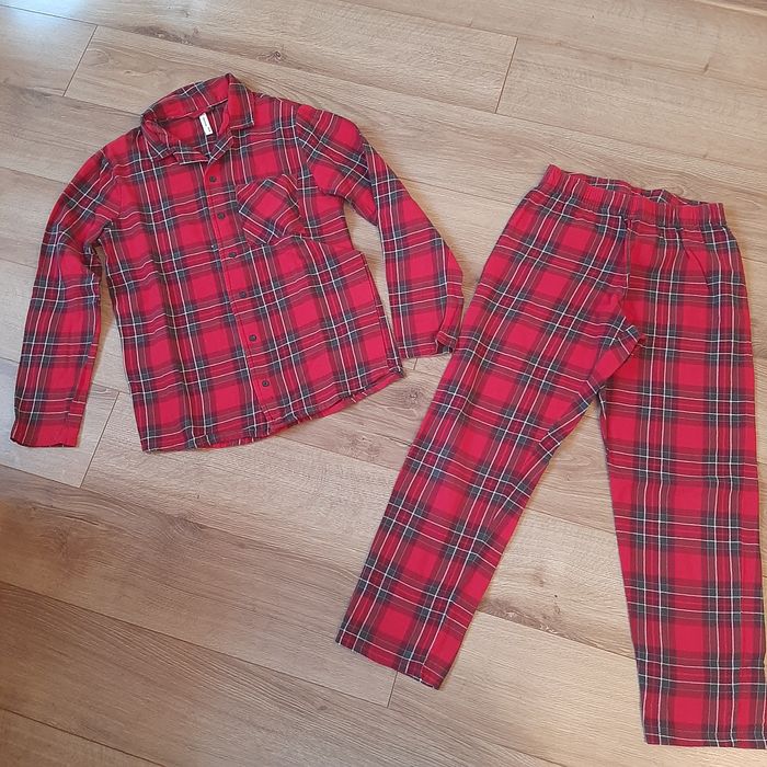 Bawełniana piżama w krate 146/152