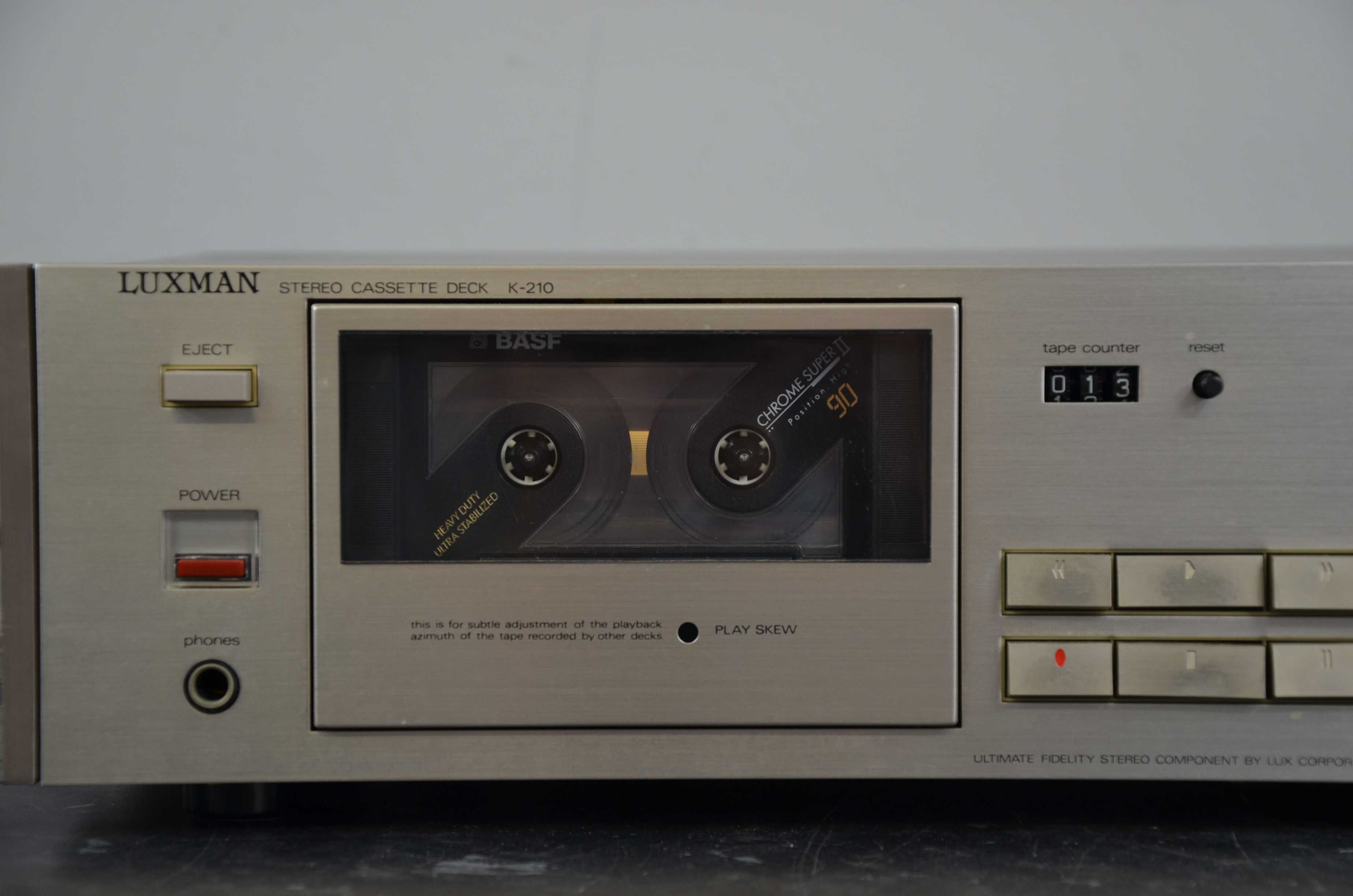 LUXMAN K-210 Magnetofon Deck OKAZJA