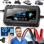 Prostownik AUTOMATYCZNY Z Funkcją NAPRAWY LCD Temperatura 12V 24V 8A
