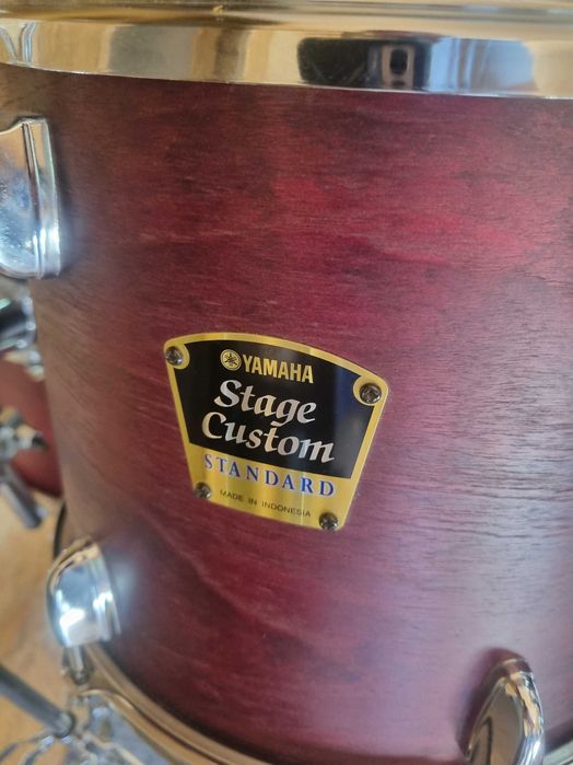 YAMAHA STAGE CUSTOM + Zildjian-kompletna perkusja, stan idealny! Dowóz