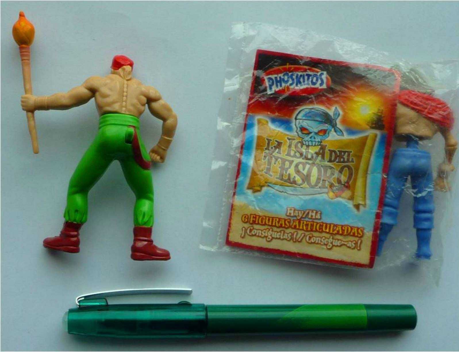 Duas figuras brinde Phoskitos