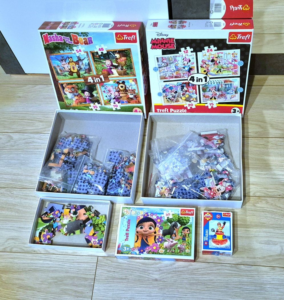 Puzzle Trefl, układanka zręcznościowa koraliki do wpinania,