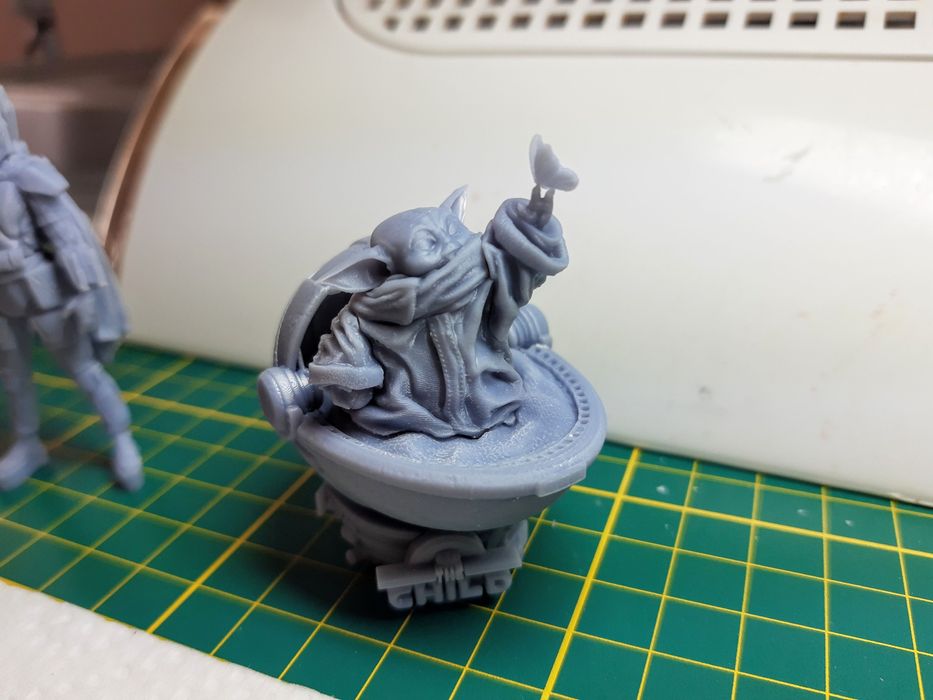 Grogu - Baby Yoda - figurka druk 3D SLA