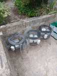 Casotas de coelhos redondas galvanizadas