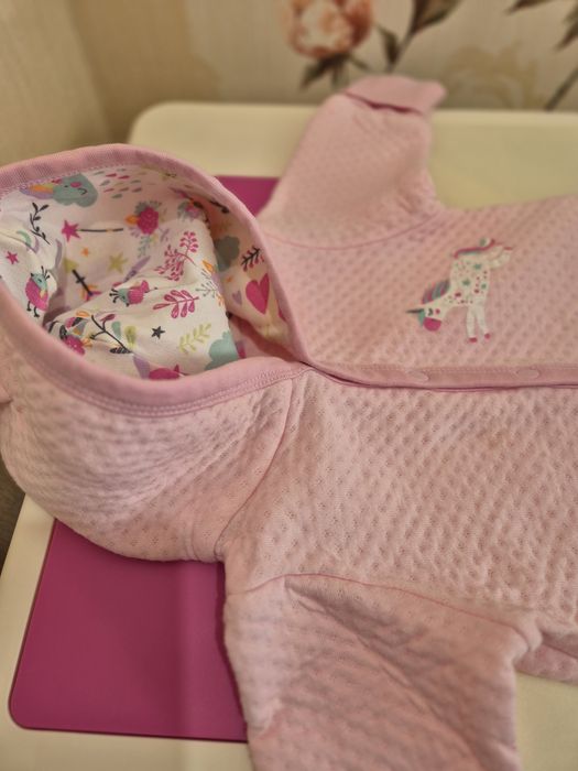 Бавовняний чоловічок з вушками для дівчинки