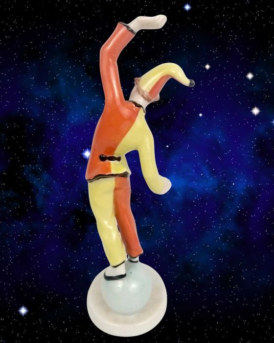 New Look Klaun akrobata na piłce  Éva Szonntagh Drasch lata 60te