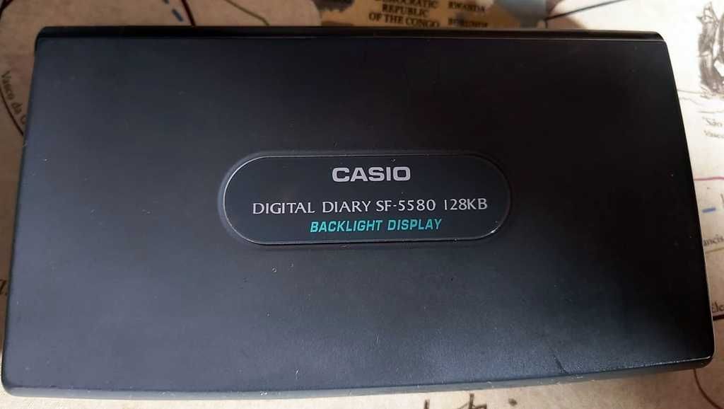 CASIO Digital Diary SF-5580 organizer, notatnik...