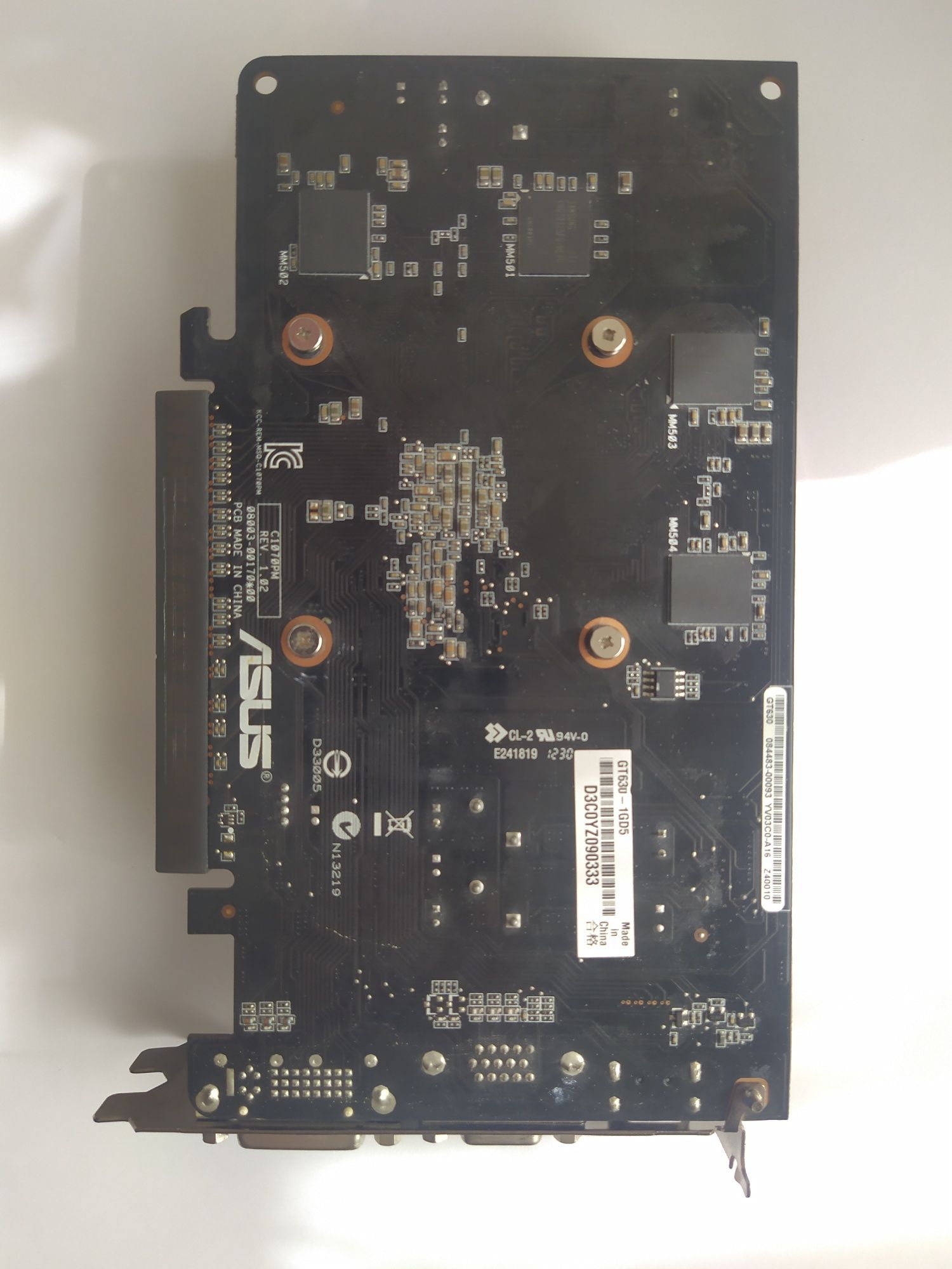 Відеокарта ASUS GT 630 1gb ddr5 + CD диск