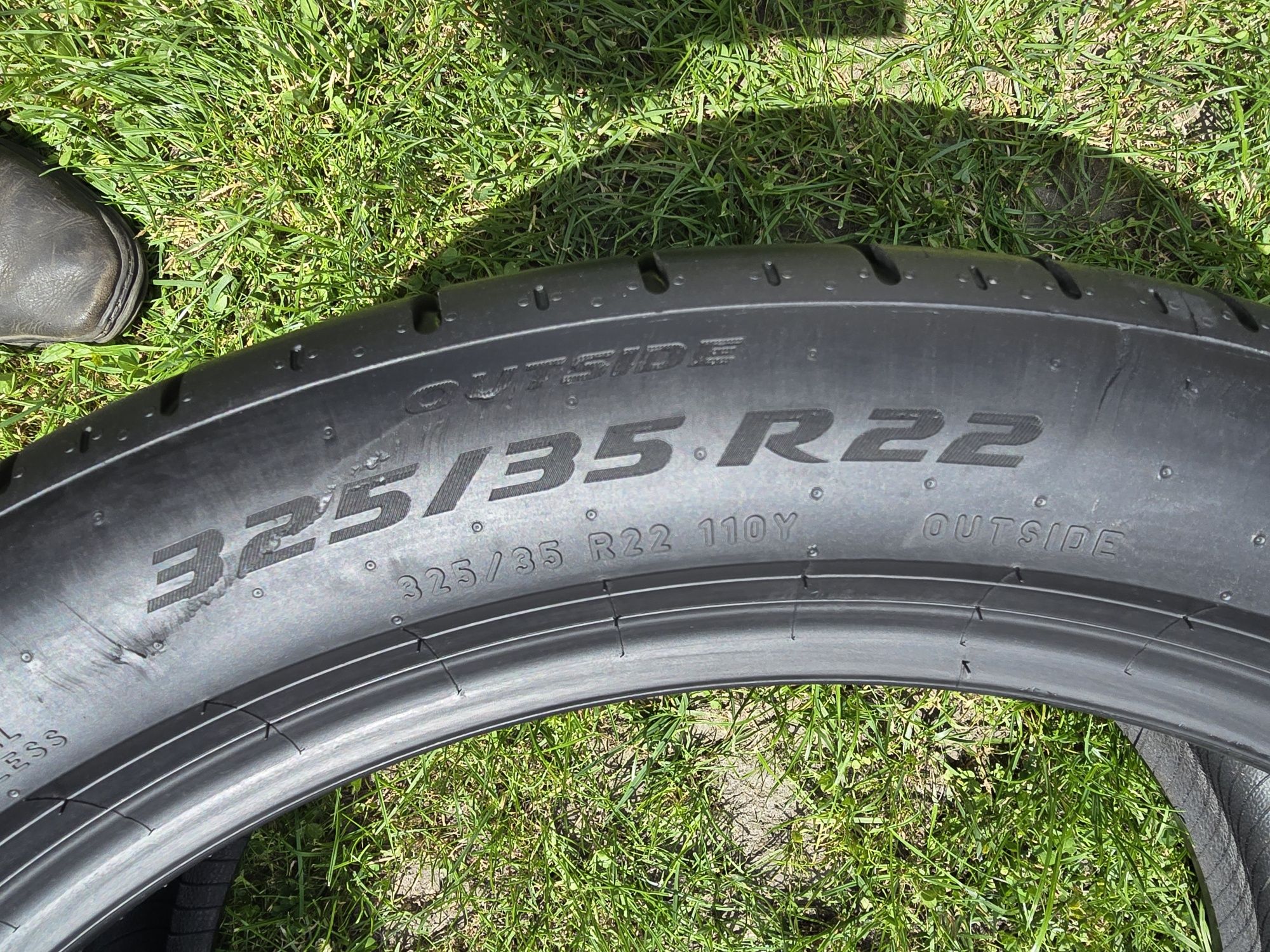 325/35/22 Pirelli pz5 Demo jak nowe 24r. Super para MO hom. Mercedes