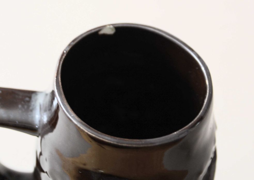 Ceramiczny Kufel na piwo Bolesławiec PRL Lata 70. Sygnowany