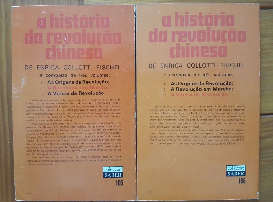 Colloti Pischel, História da Revolução Chinesa vol. II e III