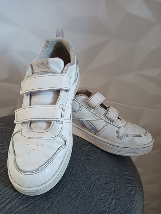 Adidasy Reebok rzep białe 35