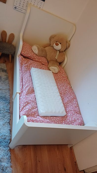 Łóżko ikea regulowane 90cm Busunge