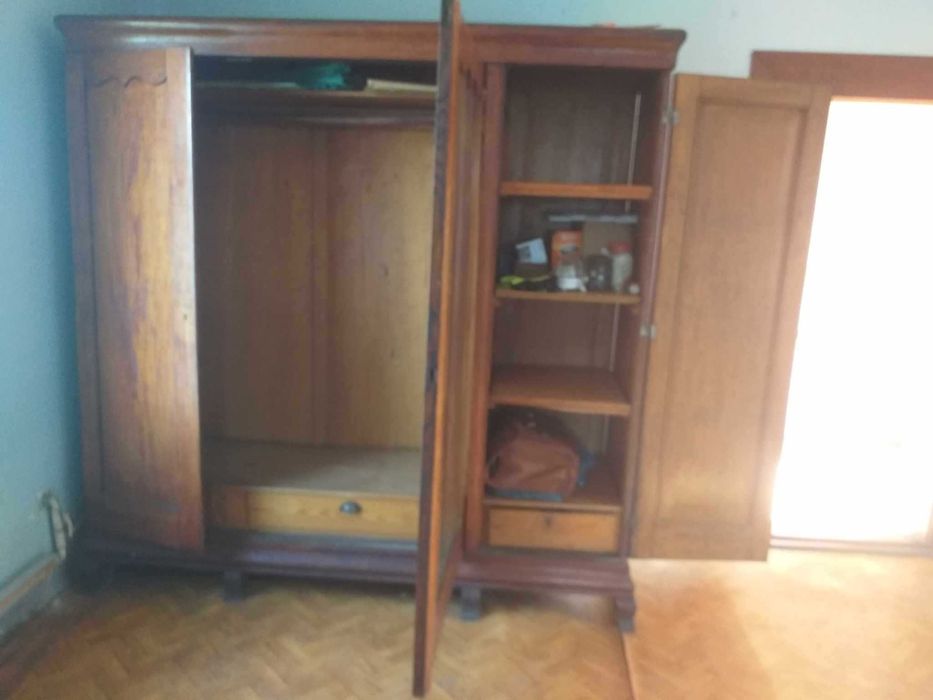 Szafa debowa stara trzy drzwiowa