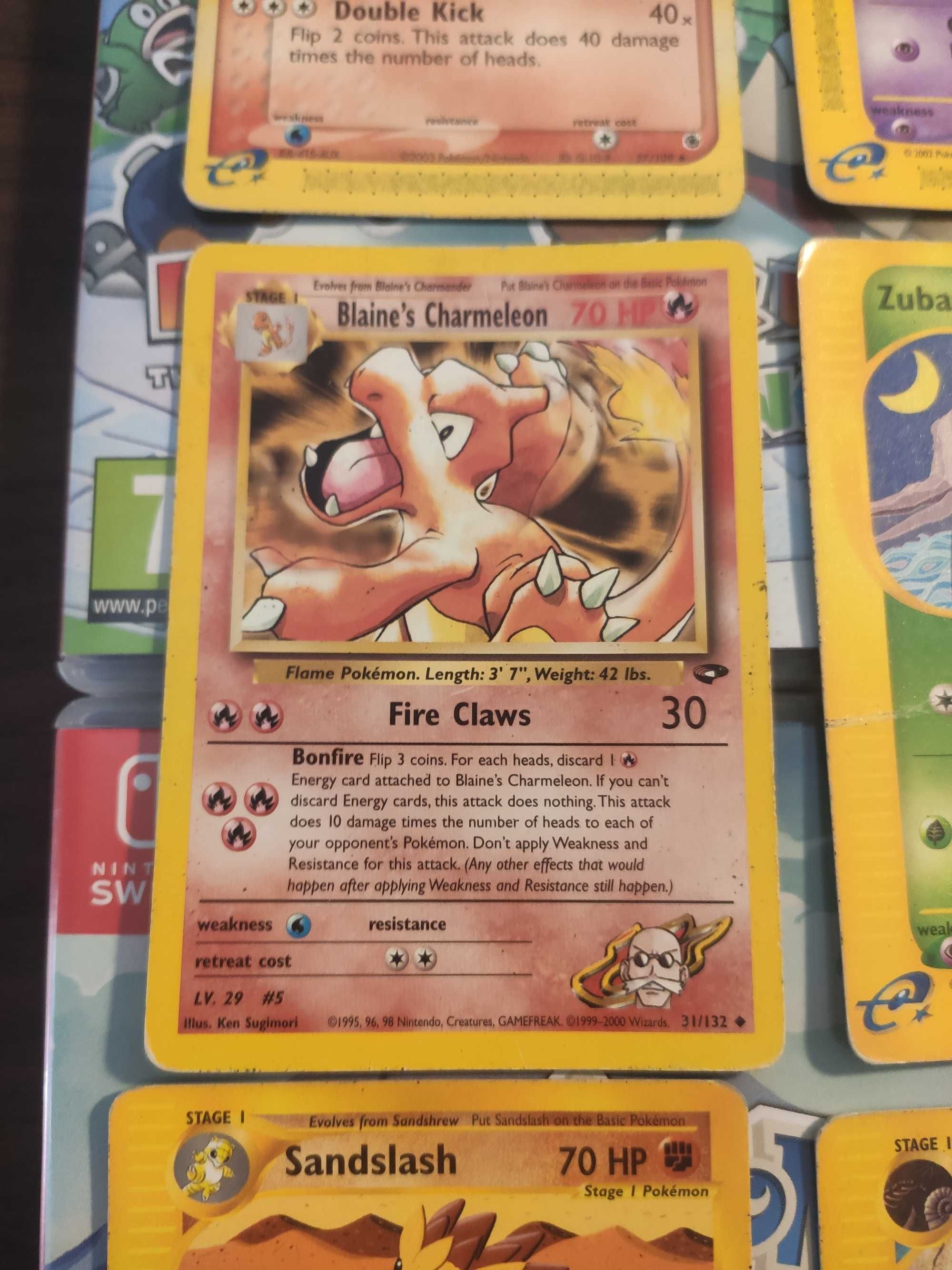 Cartas Pokémon base set