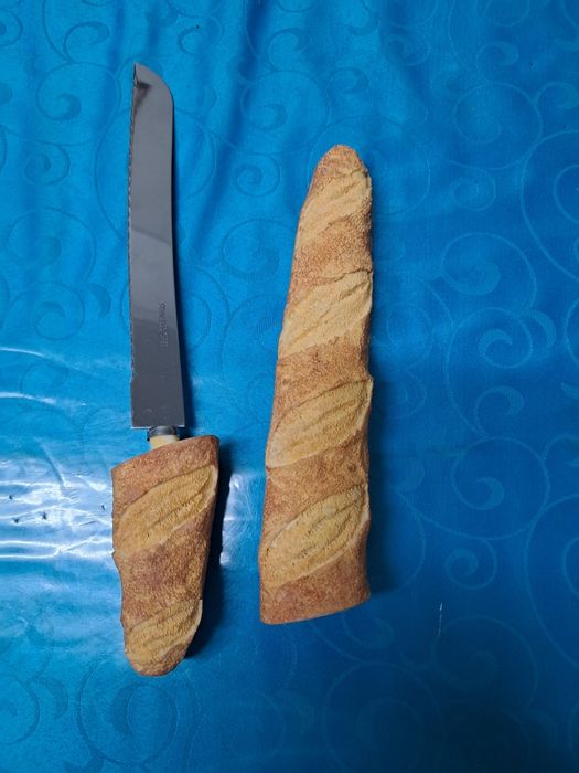 Faca para pão cacete decoração