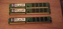Pamięć Kingston DDR3 4GB(dual 2x2GB) i 4GB (w jednej kości)