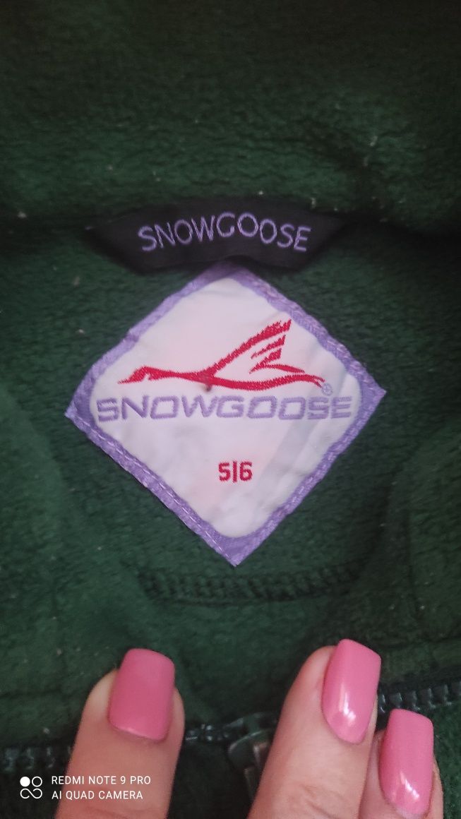 Кофта флисовая Snowgoose на 6-7 л
