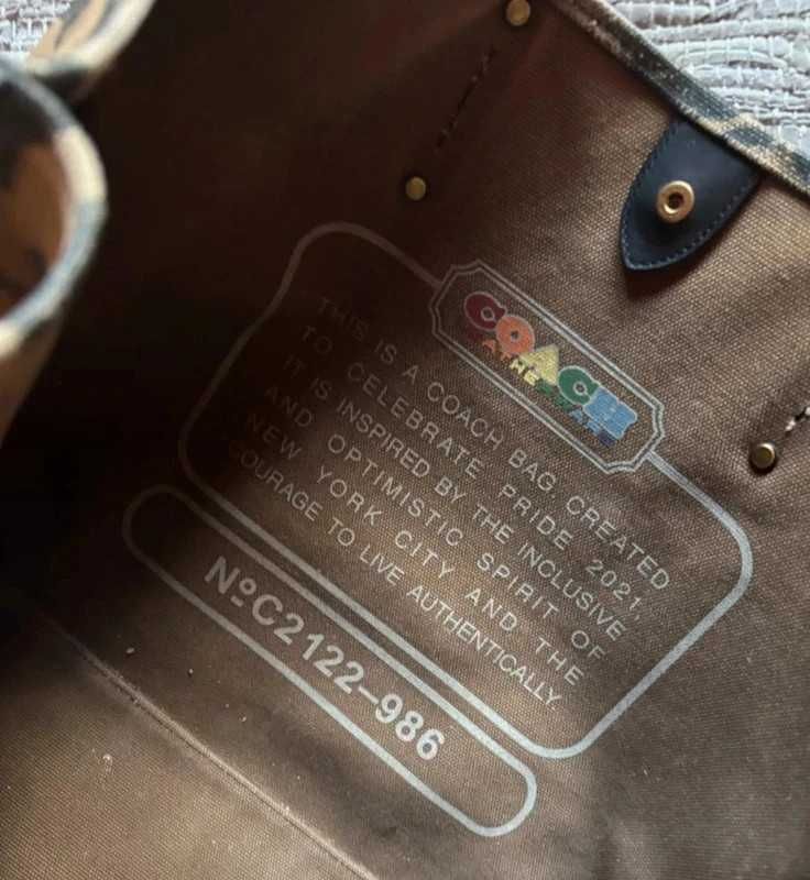 Coach Rexy LBGT tote large