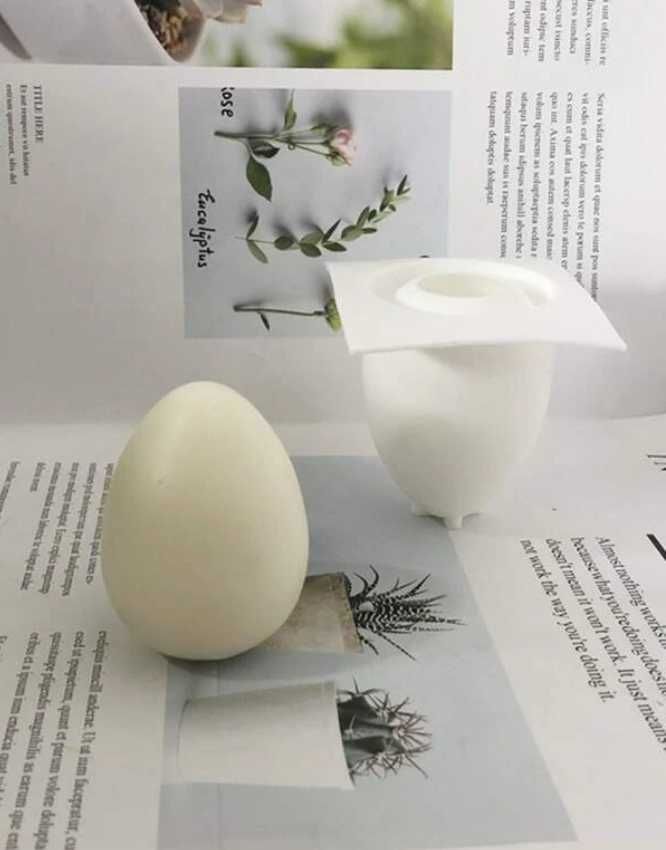 Forma silikonowa do świec jajo wielkanocne