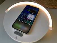 Głośnik bezprzewodowy & ładowarka & lampa LED