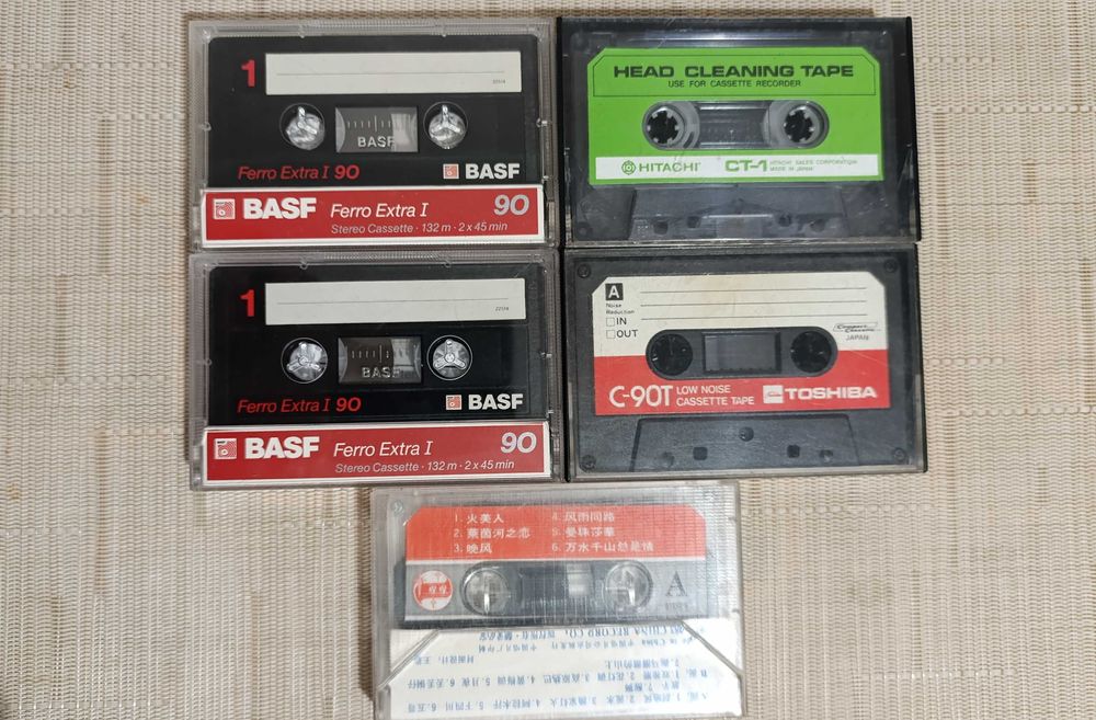 Аудиокассеты Basf, SNC, TDK, SKC, Maxell,Sony,Toshiba, Hitachi, Denon.