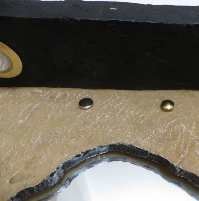 Antiguidades Candeeiro  Parede Resina e Fibra Vidro com 75 cm