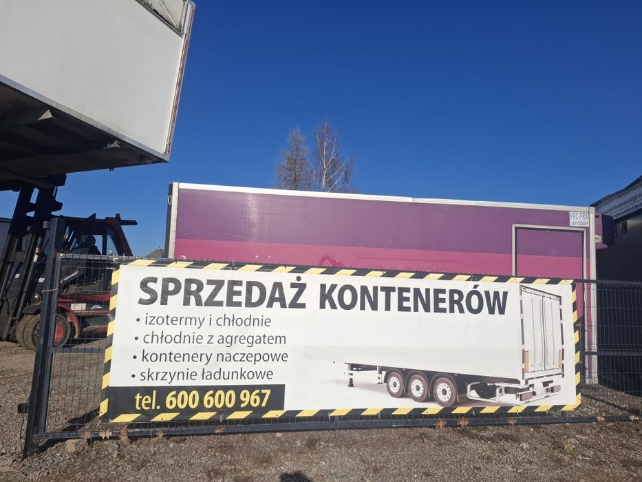 Chłodnia Kontener magazyn przechowalnie garaż z transportem