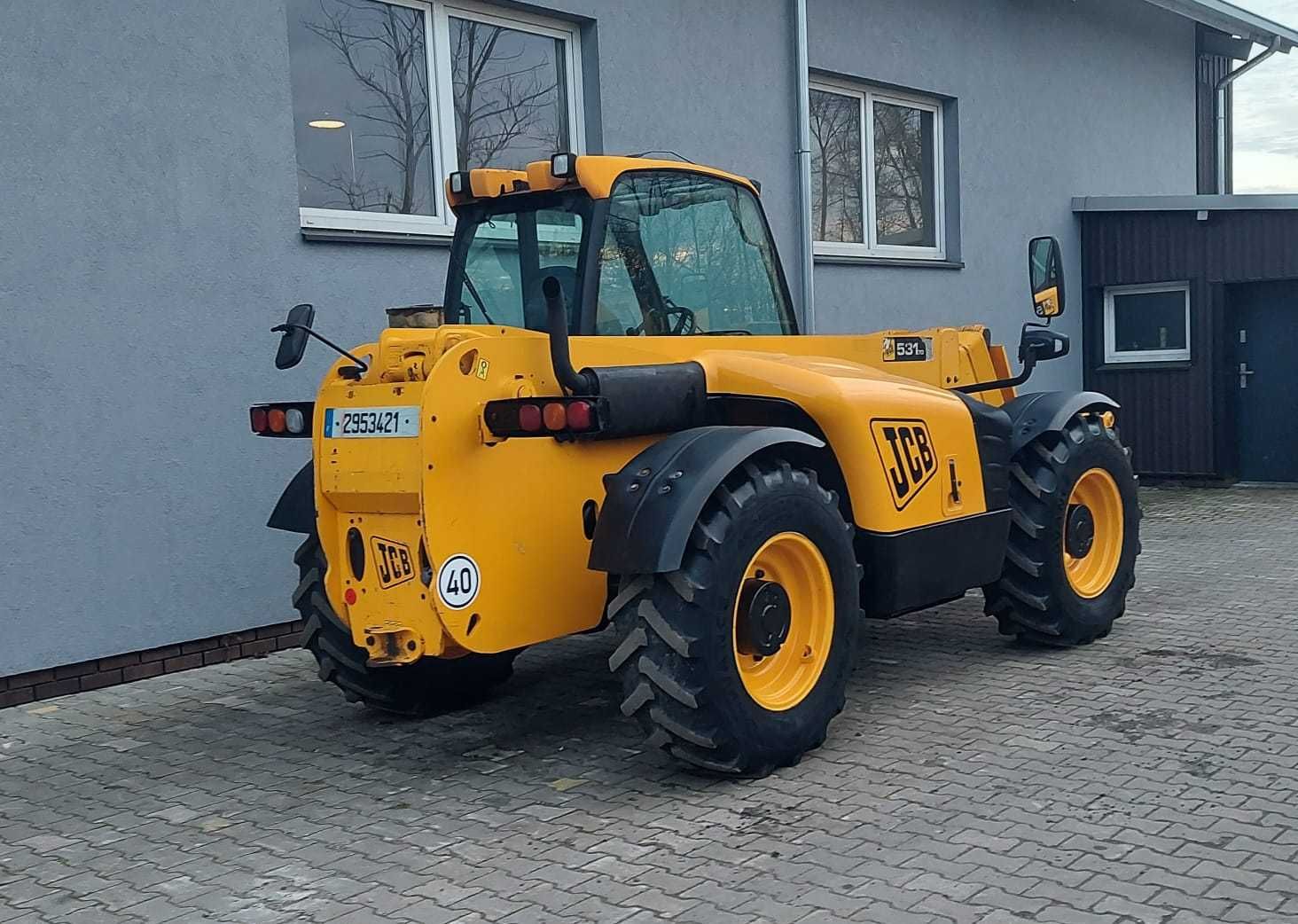 JCB 531-70 AGRI Joystick Centralne Smarowanie Ładowarka Teleskopowa 7m