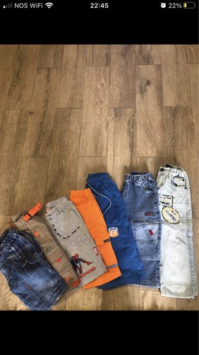 Lote de roupa menino