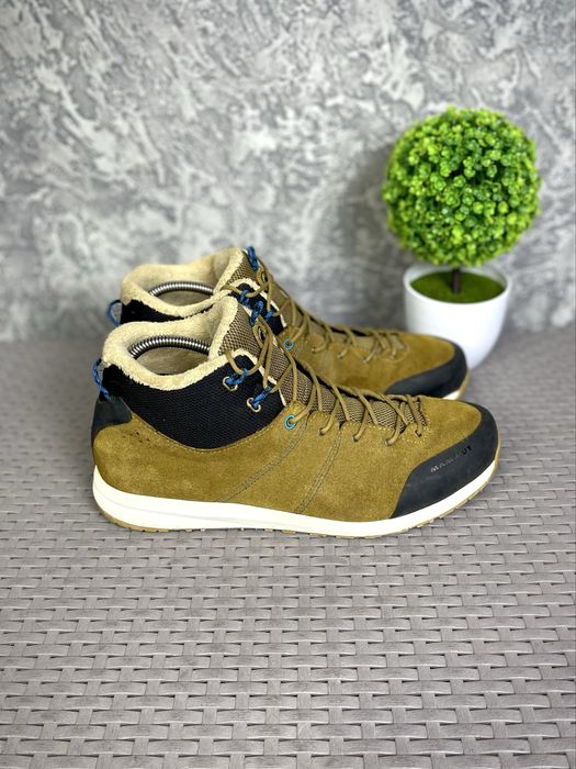 Mammut ботинки 46 размер кожаные трекинговые коричневые