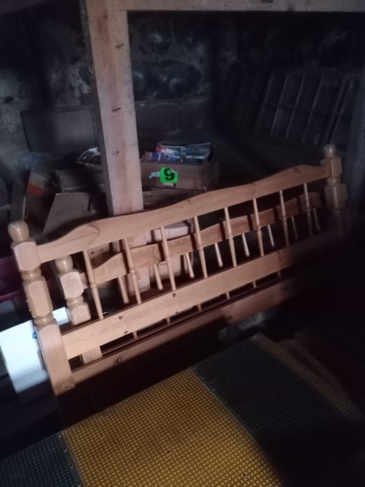 Cama Casal Madeira Maciça - VINTAGE