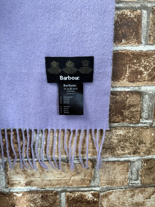 Шерстяной шарф Barbour made in UK (оригинал)