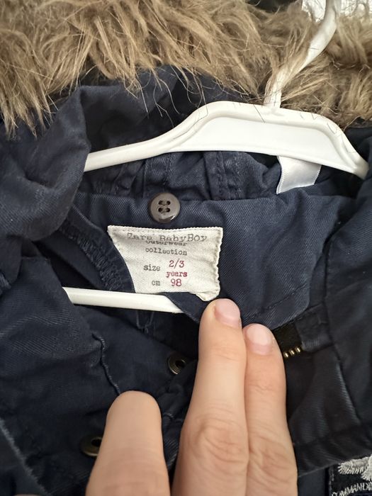 Kurtka plaszczyk parka zara wiosna / jesien zara 98
