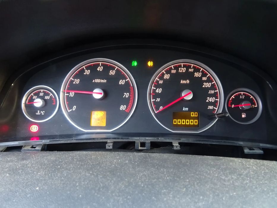 LICZNIK ZEGARY VECTRA C SIGNUM CHROM CZYSTY  BENZYNA FULL KOD PIN EUROPA 0km.