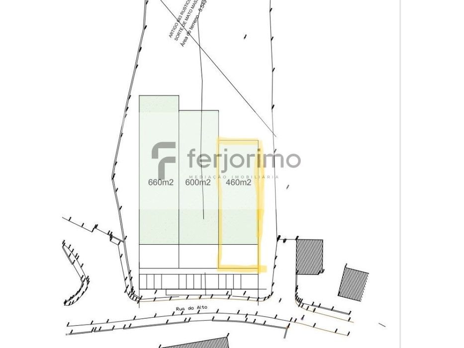 Armazém em projeto para execução com logradouro para venda a 5mts d...