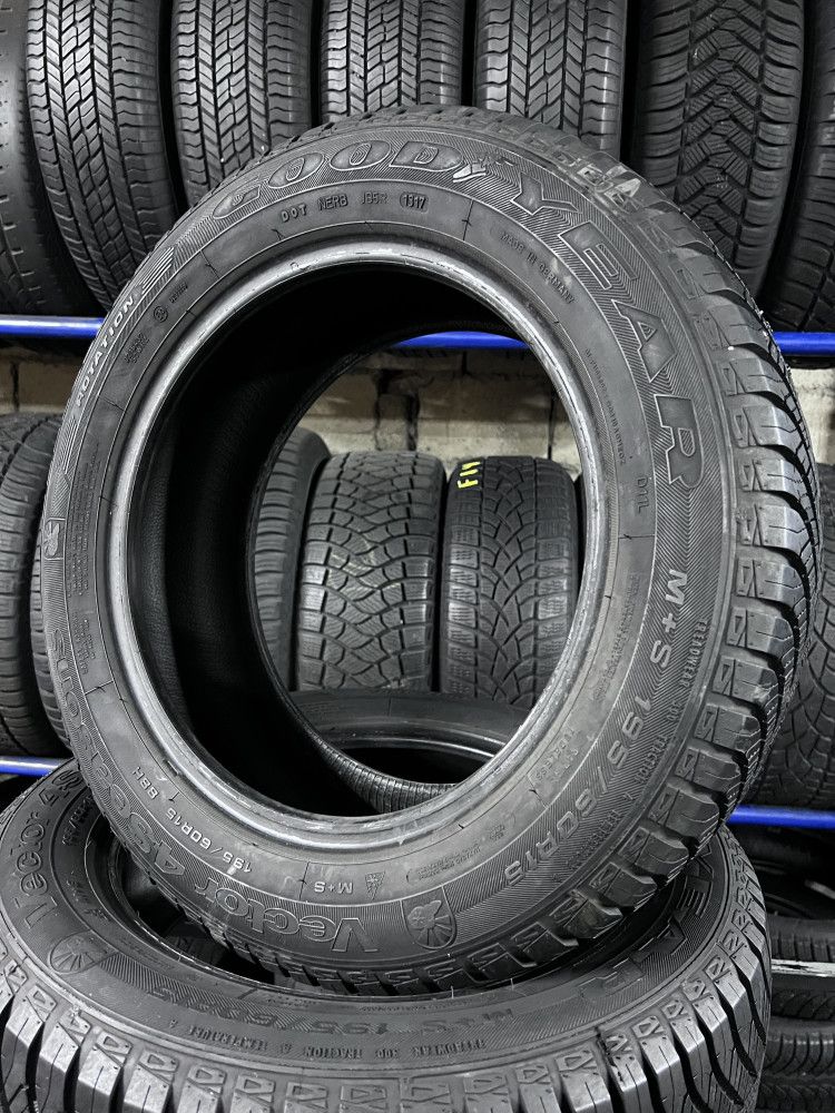 4шт всесезон 195/65/R15 7мм Goodyear Vector 4 Seasons x2x4