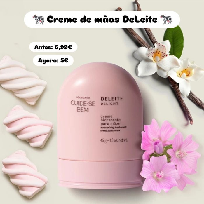 Creme de mãos DeLeite