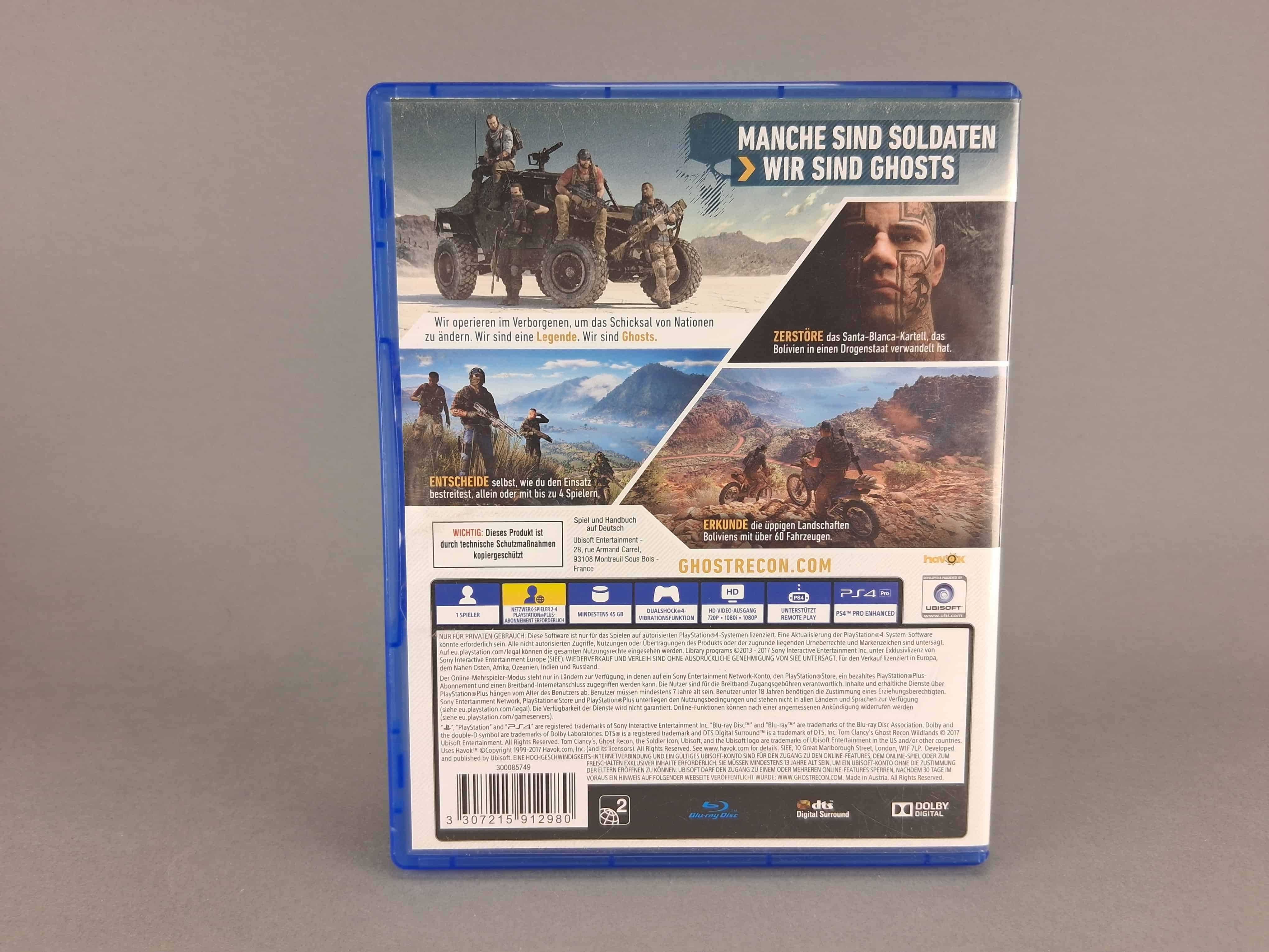 N011 Tom Clancy's Ghost Recon Wildlands PS4